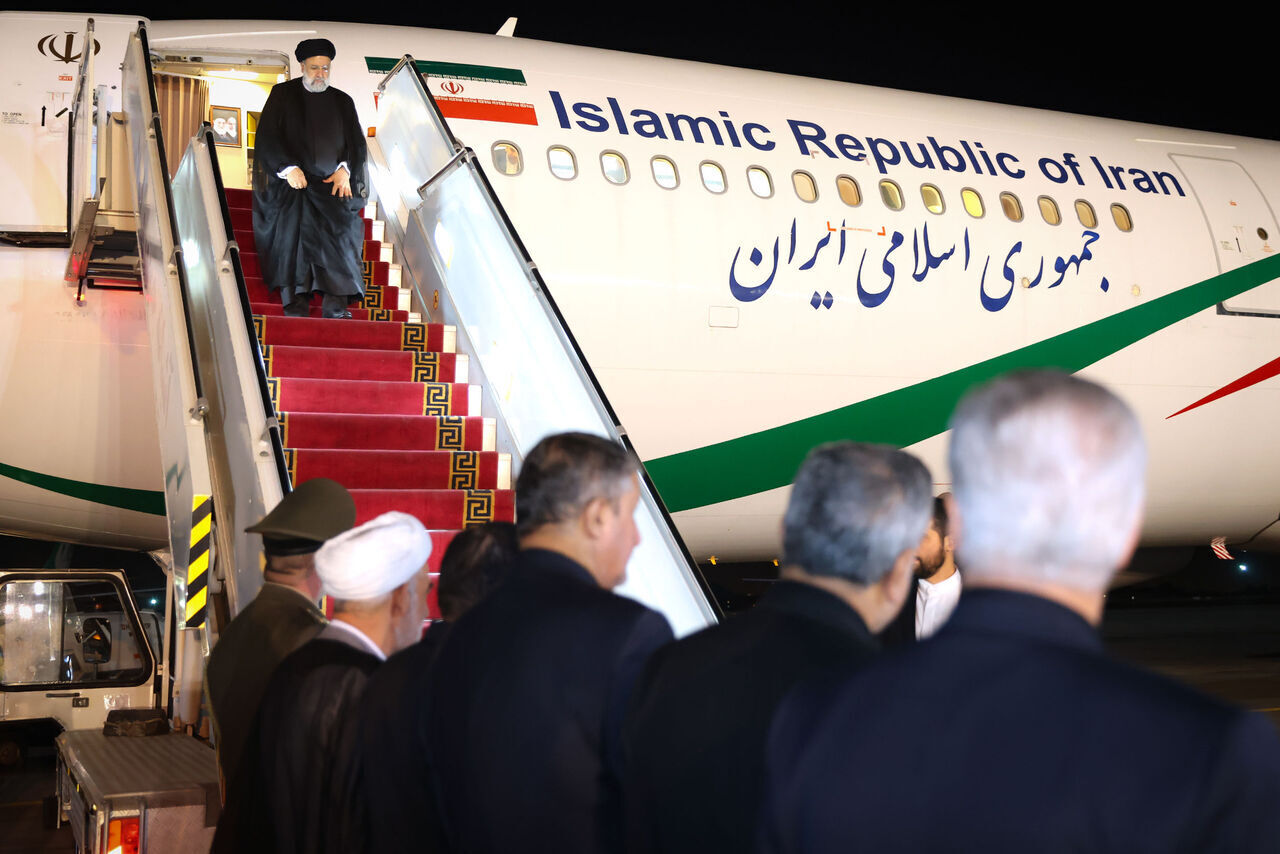 Iran’s president back home from New York trip