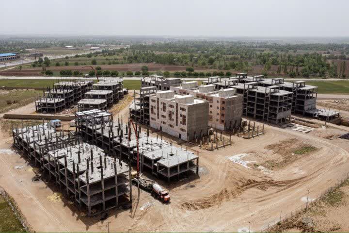 پیشرفت ۴۵ درصدی پروژه مسکن ۵۰۲ واحدی ملایر