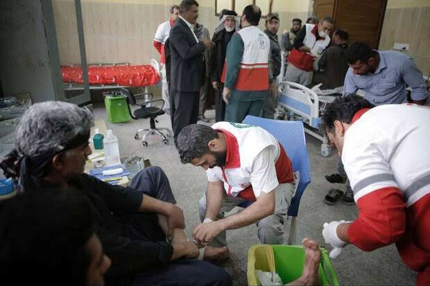 آمادگی هلال‌احمر همدان در ایام اربعین با 22 پایگاه امدادی و 6 گروه درمانی