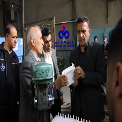 بازدید صوفی نماینده همدان در مجلس از شرکت دانش‌بنیان نوآور کنترل گاز اکباتان