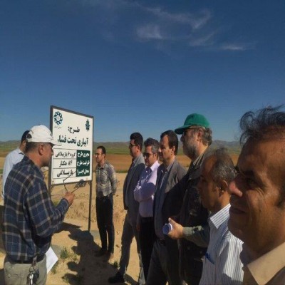 6 مجتمع آبیاری تحت فشار در سقز آماده بهره‌برداری