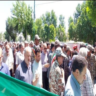 تشییع 2 شهید ملایری تجاوز رژیم صهیونیستی