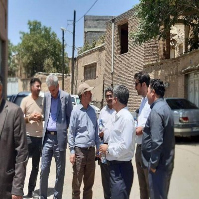 بازدید مدیرعامل شرکت بازآفرینی شهری ایران از ناحیه منفصل شهری نایسر سنندج