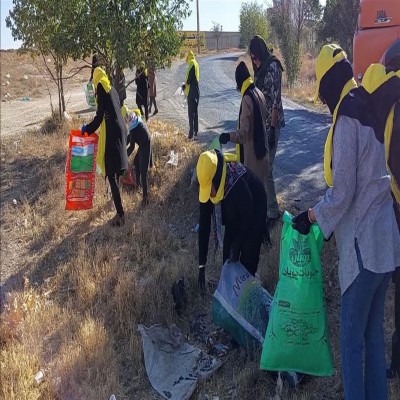 پاک‌سازی سایت دفع پسماند شهرداری همدان