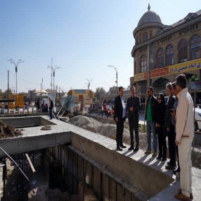 سایت‌موزه باستان‌شناسی خیابان باباطاهر همدان در مراحل پایانی اجرا