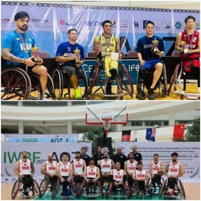 ورزشکار ایلامی، بهترین بازیکن مسابقات بسکتبال با ویلچر آسیا و اقیانوسیه