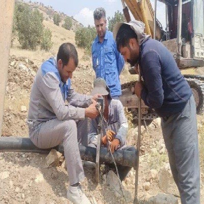 تقویت آبرسانی 12 روستای ماهیدشت با ورود چاه نامیوند به مدار